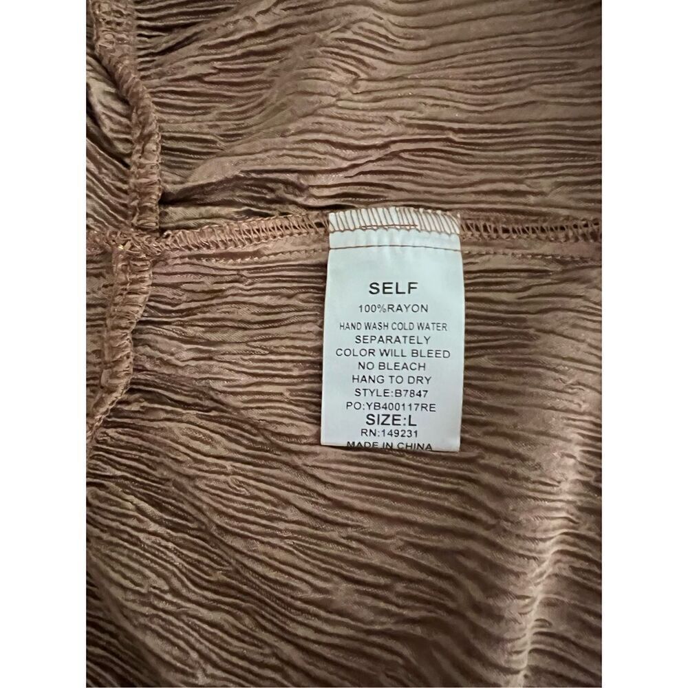 New Kori Alma Gold layered skirt size L - Picture 6 of 9